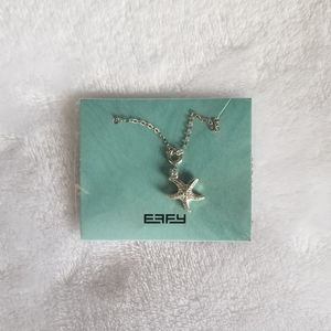 Effy Starfish Pendant Charm Necklace
